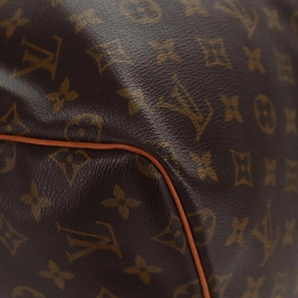 LOUIS VUITTON Monogram Keepall 55 Boston Bag M41424 LV Auth 144559V - Picture 3 of 16